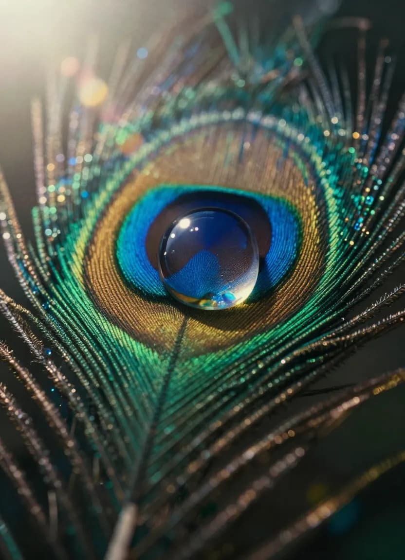 Multiple image frames in different aspect ratios — square, landscape, portrait — showing AI-generated scenes