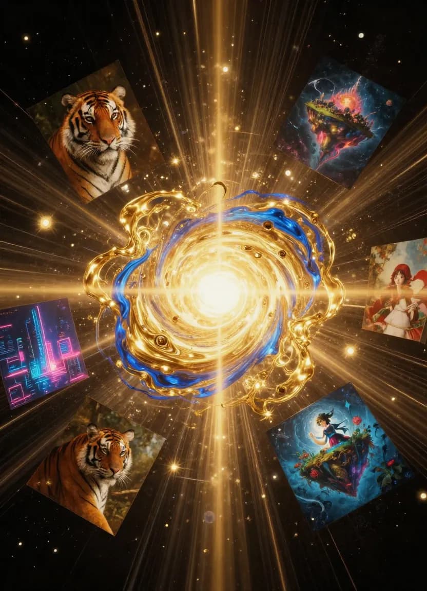 Nano Banana 2 Œuvres d'art générées par l'IA — Présentation du transfert de style et des effets de super-résolution 4K