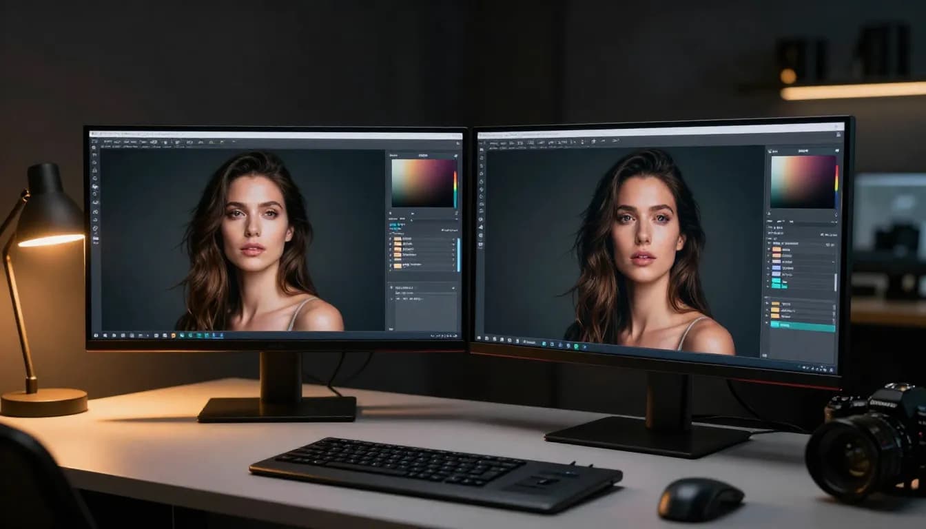 Retouche et amélioration de photos par IA