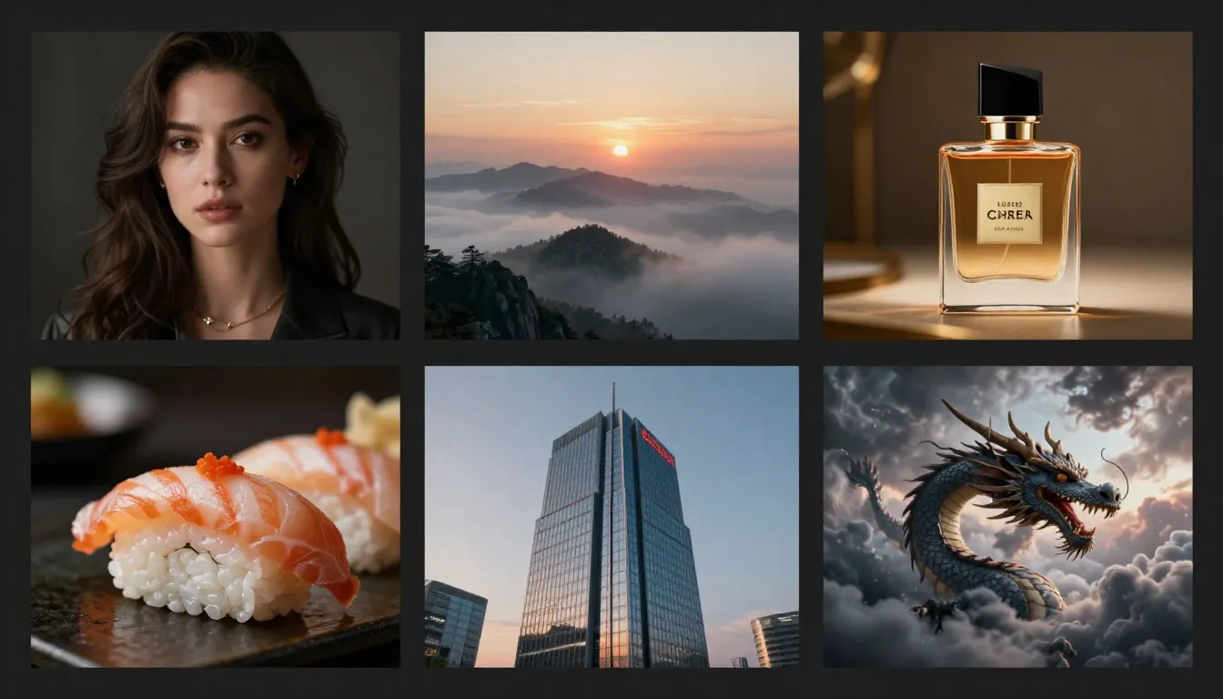 Nano Banana 2 高质量 AI 生成图片画廊，展示不同风格包括写实摄影、奇幻、动漫和数字艺术