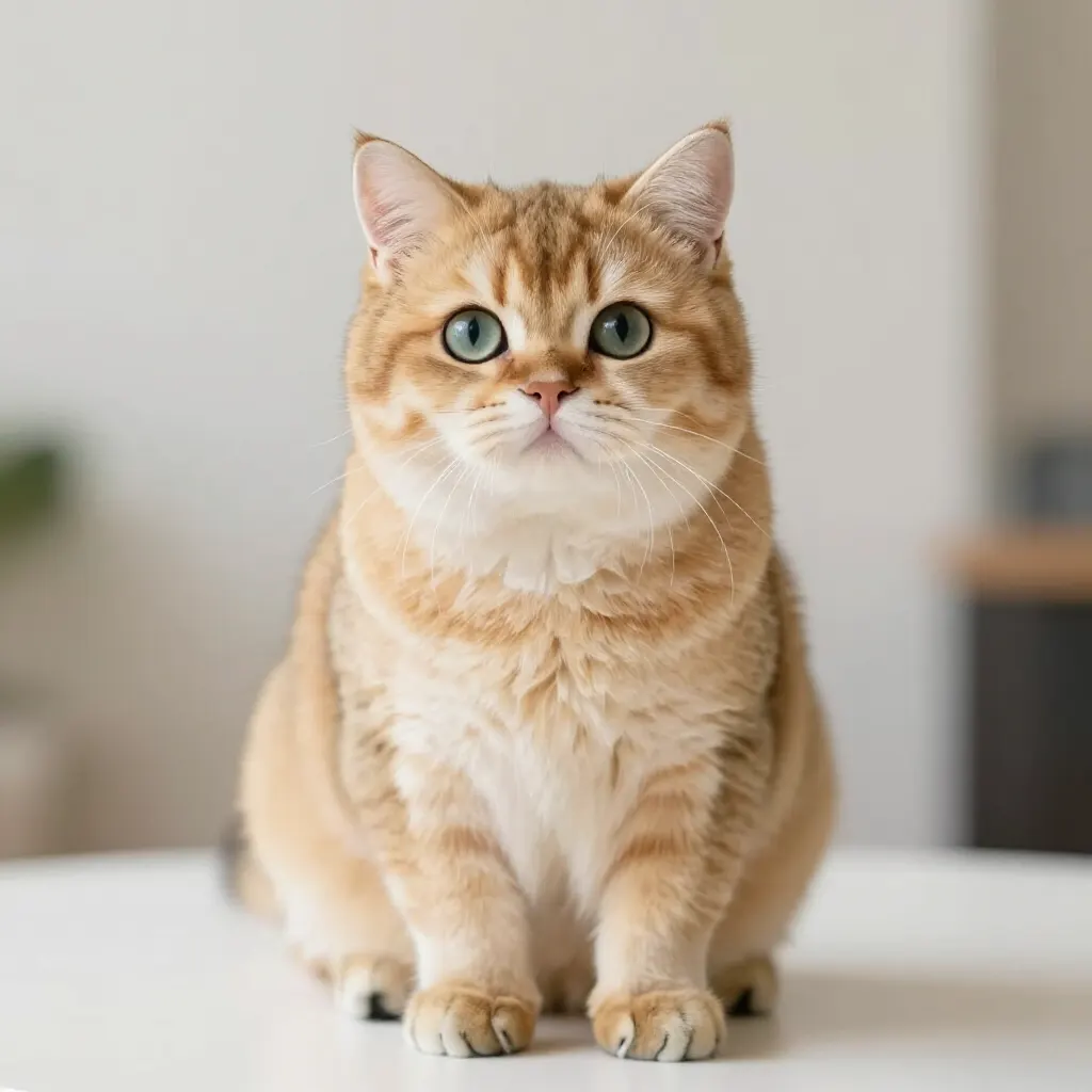 Ceramic Cat Figurine — Material-Adaptive Physics